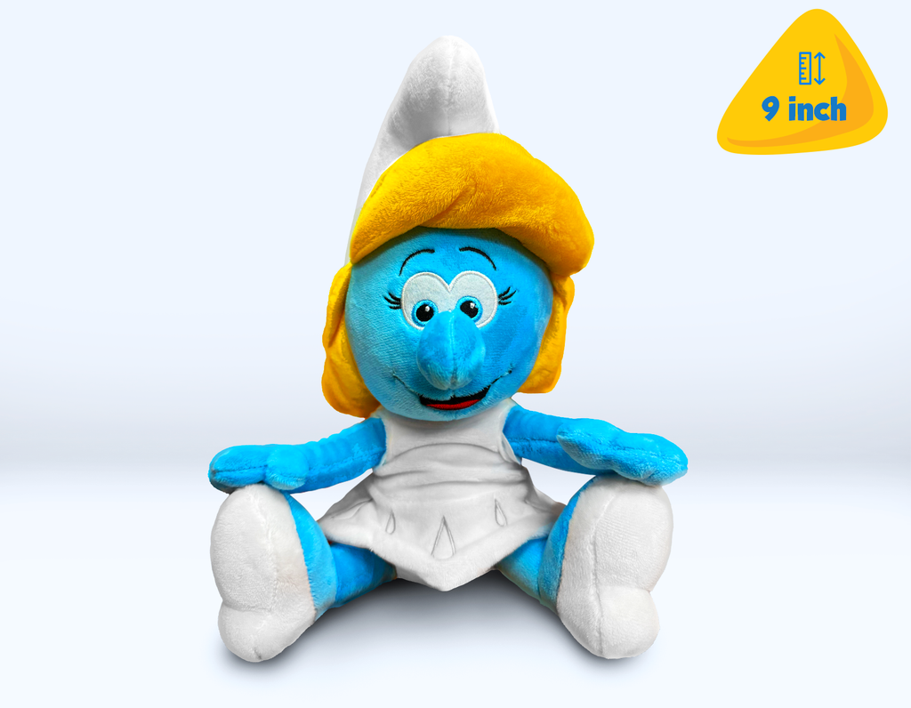 Smurfette - Sitting Plush Toy - 9 inch