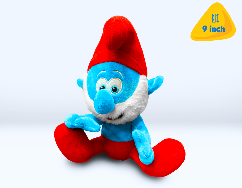 Papa Smurf - Sitting Plush Toy - 9 inch