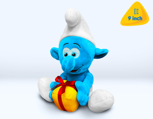 Jokey Smurf - Sitting Plush Toy - 9 inch