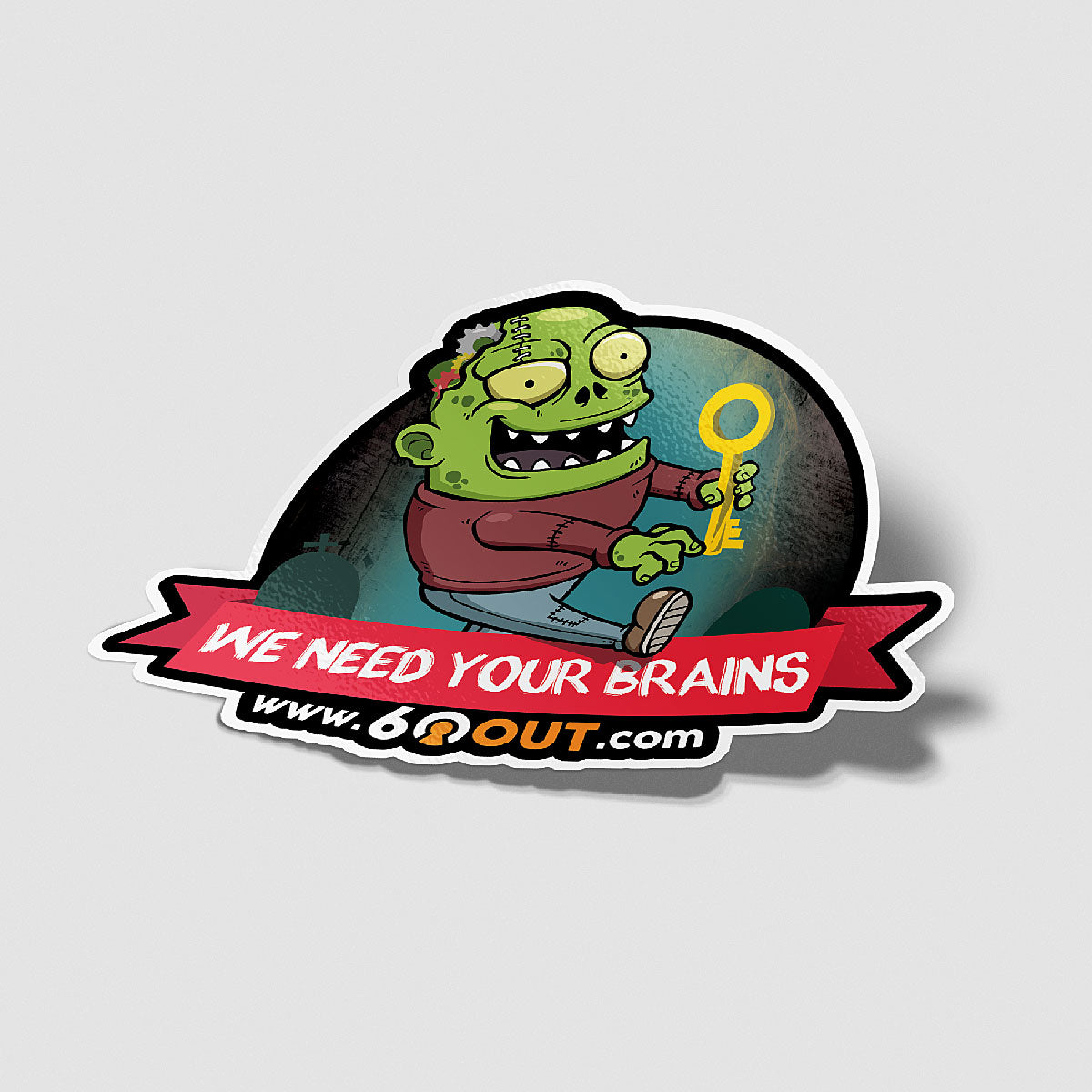 Collectible | "We Need Your Brains" Sticker